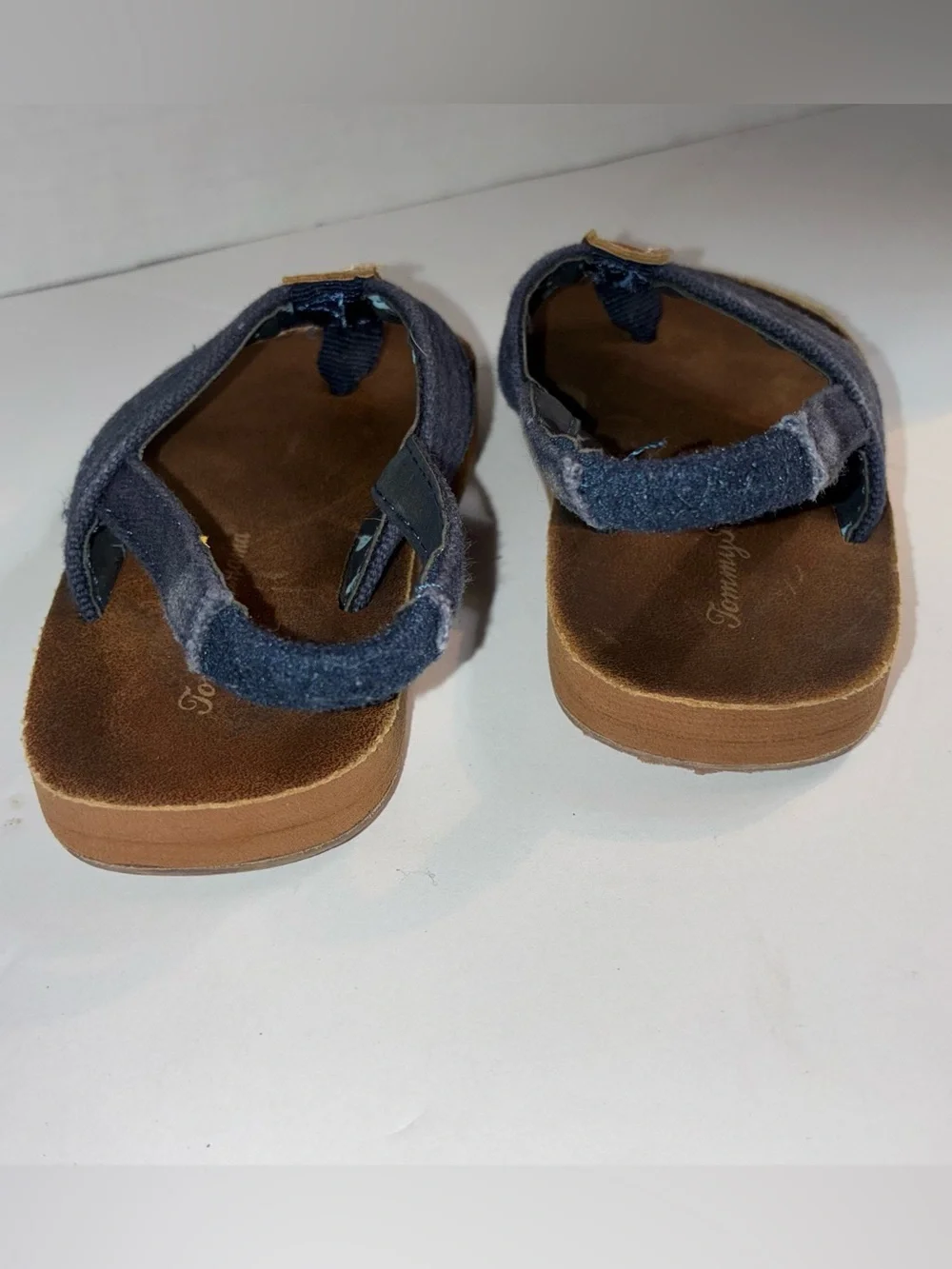 Tommy Bahama Blue Toddler Flip Flops Sandles Size 7